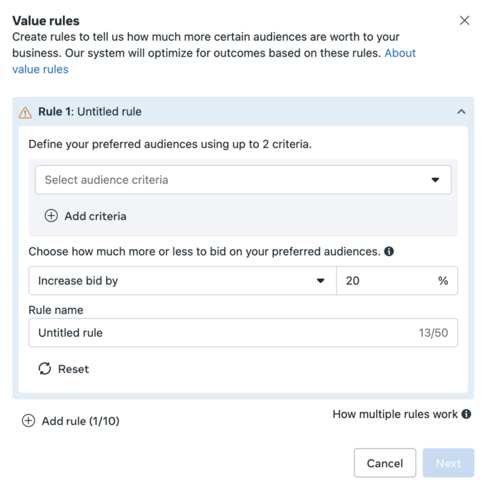 Value rules